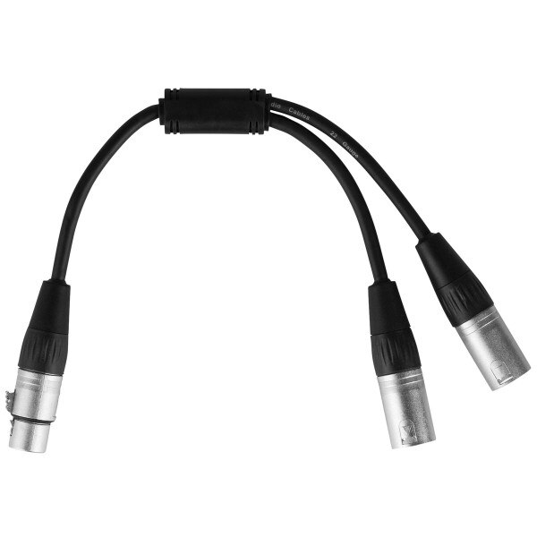 Main product image for Talent YXF2XM01 XLR Female to Dual XLR Male 1 ft. 240-9474